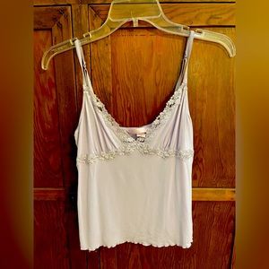 Victoria secret cami with lace detail.